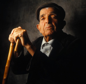 1991, Sardinia, Italy --- Old Sardinian Man --- Image by © William Coupon/Corbis