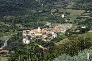 Modolo: Una veduta del piccolo comune in provincia di Oristano in territorio della Planargia.