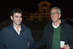 Francesco Pigliaru con Massimo Zedda sindaco di Cagliari