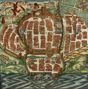 Mappa_di_Cagliari_di_Sigismondo_Arquer_dalla_Cosmographia_di_Sebastian_Munster_-_1550